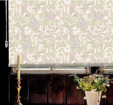 Folhas coloridas à terra, flores e plantas cegas - TenStickers