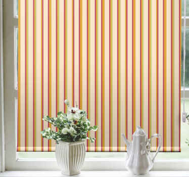 Gestreept textuurontwerp rolgordijn hoofd slaapkamer - TenStickers