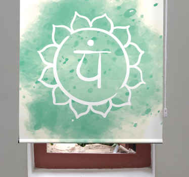 Store enrouleur motif zen création d'emblème de chakra - TenStickers