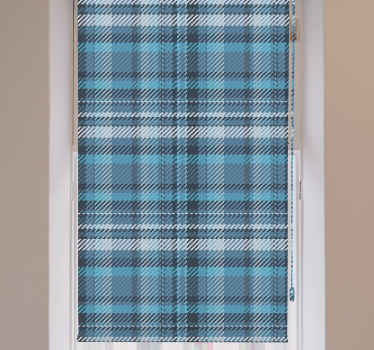 Plaid Patterned Design pattern roller blind - TenStickers