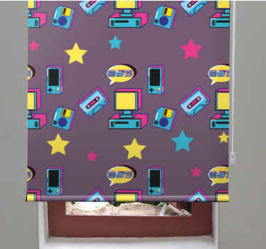 Retro Gaming Icons blind geek - TenStickers