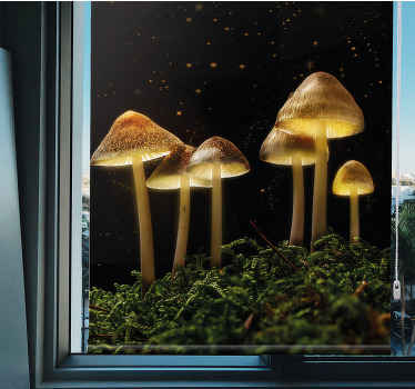 Vilda svampar lyser andra rullgardin - Tenstickers