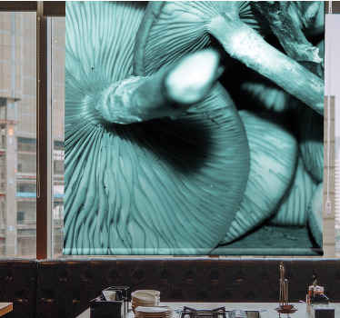 Modre ostrige škrge Roletne slika - TenStickers