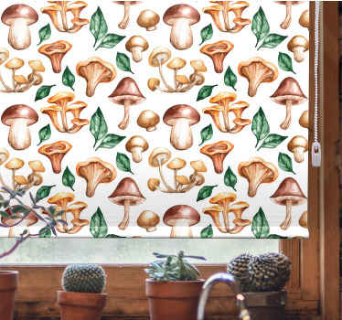 σετ πολύχρωμα μανιτάρια πρωτότυπο ρολό - TenStickers