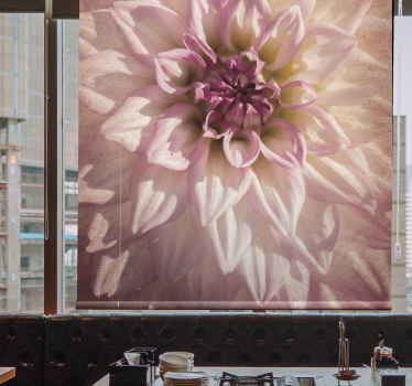 Rosa dahlia fler blommor och växtRullgardin - Tenstickers