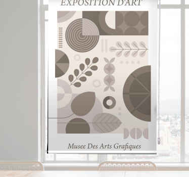 Expozícia grafickej klasickej rolety - Tenstickers