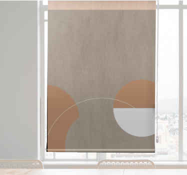 Geometric Round Forms modern blind - TenStickers