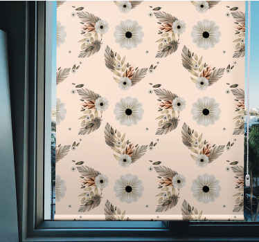 Flores rosa e pretas e cegas para plantas - TenStickers