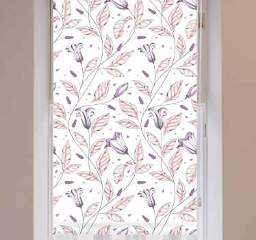 Estore de rolo flores e plantas motivos de folhas botânicas - TenStickers