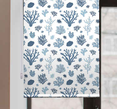 Modern Corals "Hampton Style" Modern blind - TenStickers