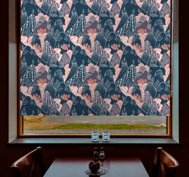 Persiana enrollable nórdico montaña y ríos - TenVinilo