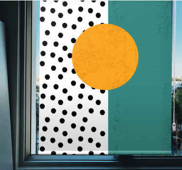Contemporary dot design modern blind - TenStickers
