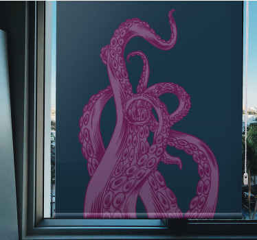 Octopus Tentacles Design animals blind - TenStickers