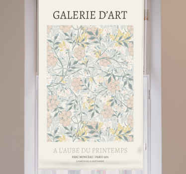 Rollo mit Zeichnungen Galerie d'art poster - TenStickers