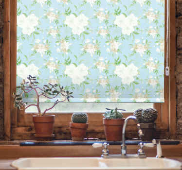 Rollo Fenster Blumen und Pflanzen wilder grandmillenial-stil - TenStickers