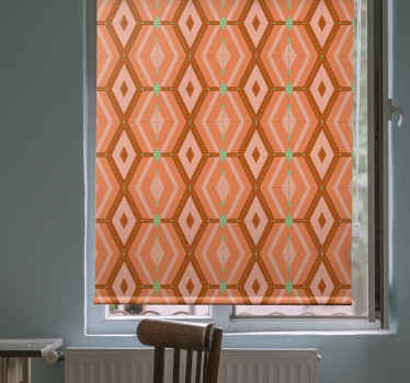 Klassische Rollos 30er herbsttöne geometrisch - TenStickers