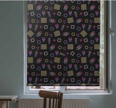 Geometric Form Investigation modern blind - TenStickers
