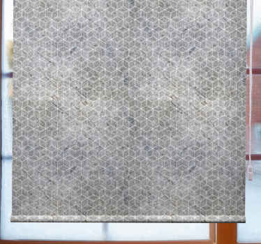 Geometric cement industrial decor Rustic blind - TenStickers