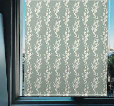 Estor enrollable elegante patrón de vid - TenVinilo