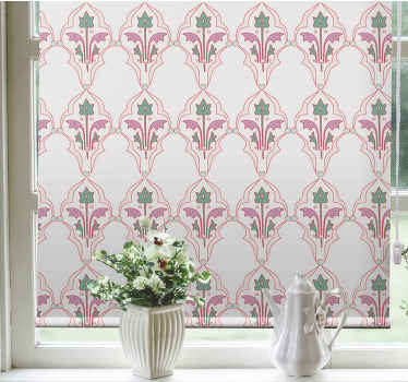 Formalizirani cvjetni dizajn cvijet blind - TenStickers