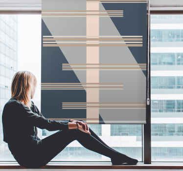 Estore de rolo modernos tema de linha geométrica - TenStickers