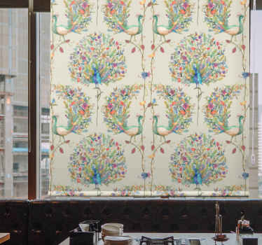 Stores modernes Décor éclectique jardin et oiseaux - TenStickers