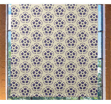 Rollo Küche Geometrisches blumenmuster - TenStickers