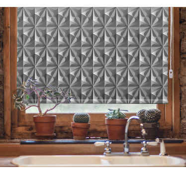 Estor enrollable textura diseño de patrón geométrico - TenVinilo