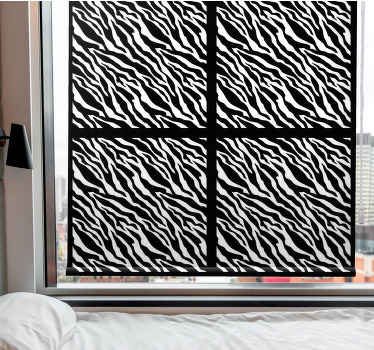 Stylized Zebra Pattern animals blind - TenStickers