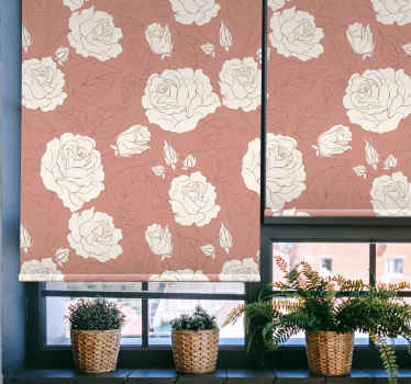 Delicate arrangement floral blind - TenStickers