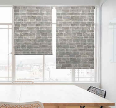 Store enrouleur textures et motifs motif de mur en pierre - TenStickers