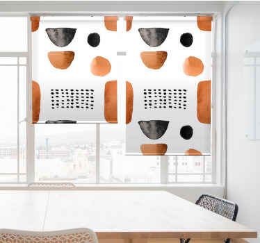 Minimalist geometric shapes blind office - TenStickers