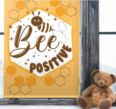 Store enrouleur phrases message positif des abeilles - TenStickers