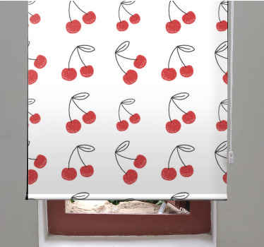 Rollo Fenster Obst kirschfruchtmuster - TenStickers