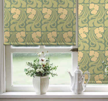 Modern style pattern flower blind - TenStickers
