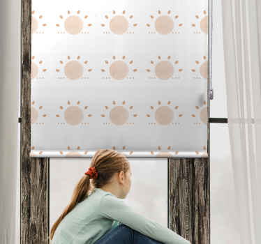 Abstrakt minimal sol Skandinaviske rullegardiner - TenStickers