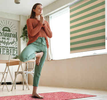 Zielona roleta na salonu paski - TenStickers