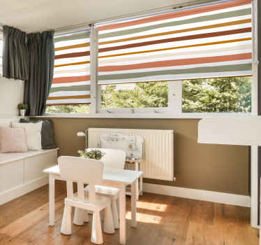 Stores bébés rayures style bohème - TenStickers