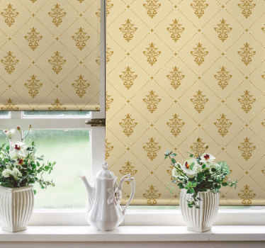 Damask diamonds modern kitchen blind - TenStickers