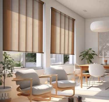 japanese panel texture Beige blind - TenStickers