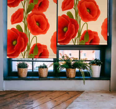 poppies More flowers and plant blind - TenStickers
