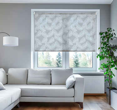 grey minimalist floral Modern blind - TenStickers