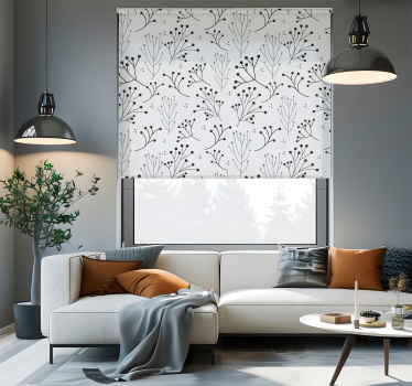 Store enrouleur moderne floral minimaliste - TenStickers