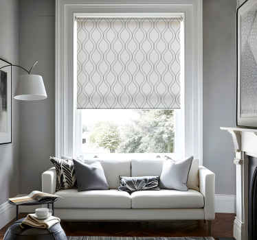 Rollo Fenster Elegant geschwungene linien - TenStickers