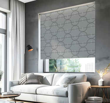 Rollo Fenster Elegant unregelmäßiges streifenmuster - TenStickers