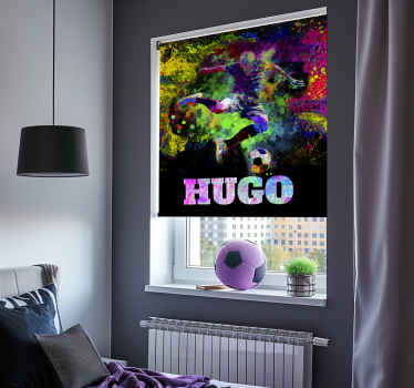 Store enrouleur football conception colorée - TenStickers