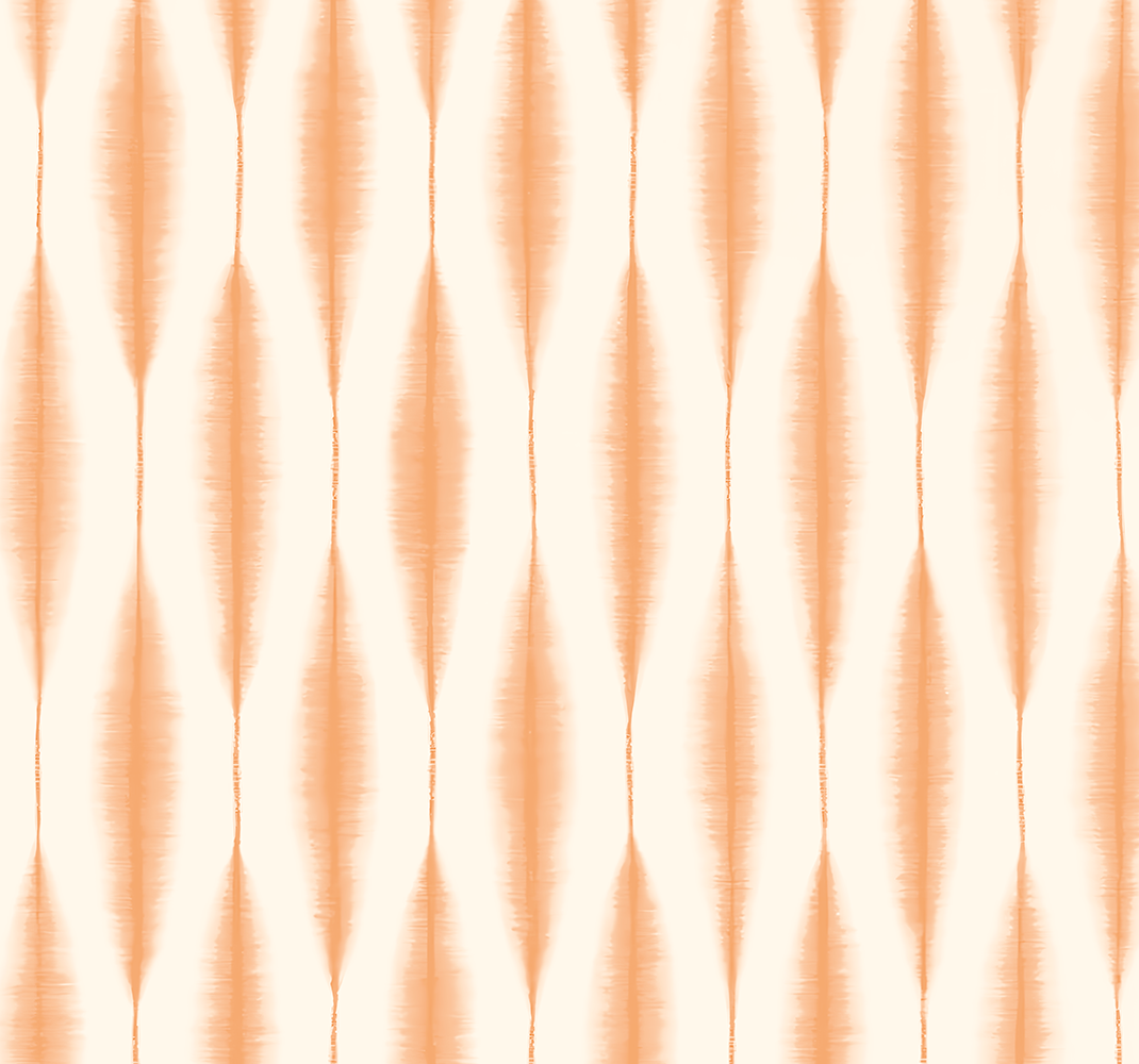 リビング カーテン ブラインド ikat kasuriオレンジ - TENSTICKERS