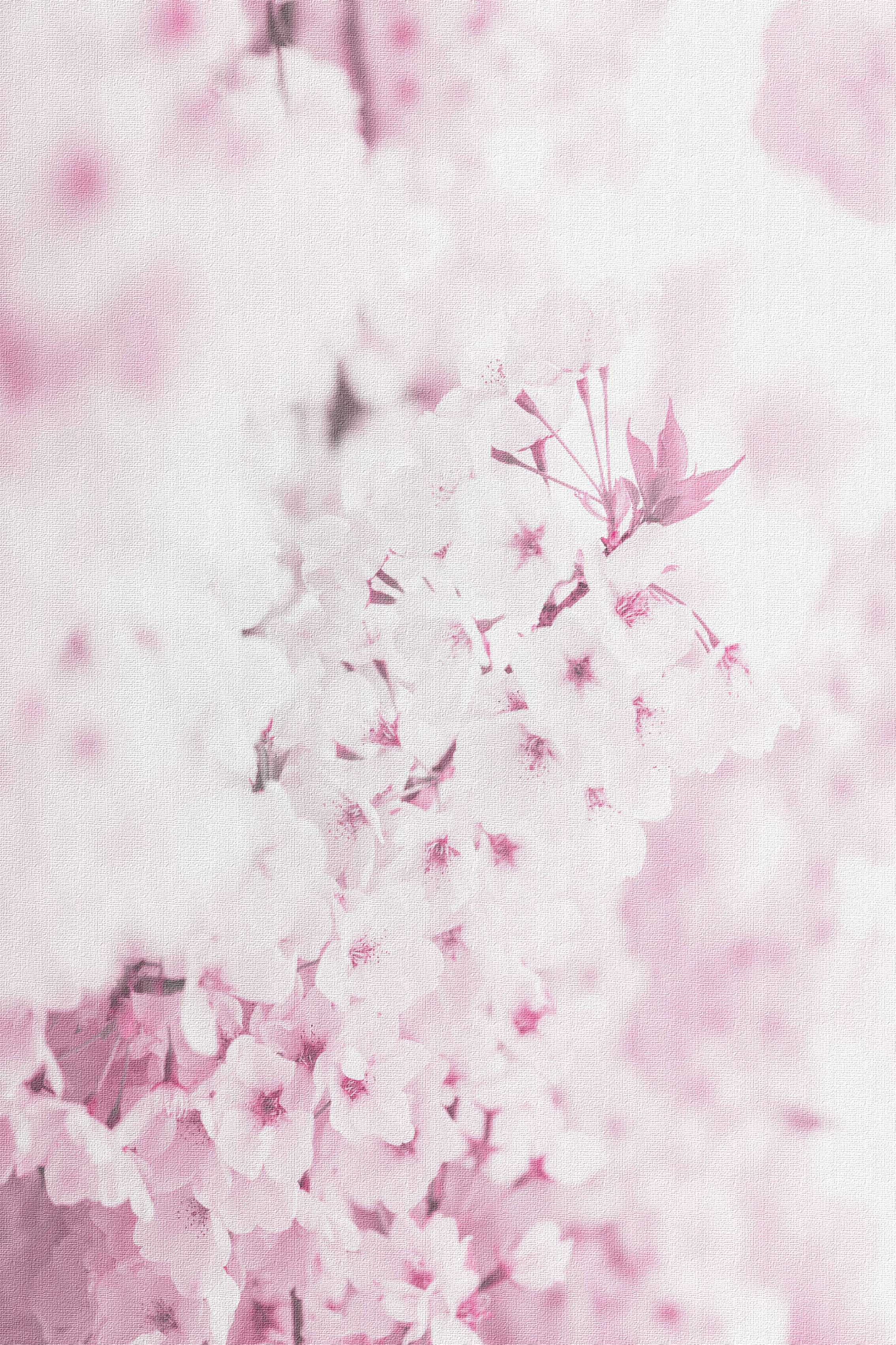 淡いピンクの花の背景フラワーブラインド Tenstickers
