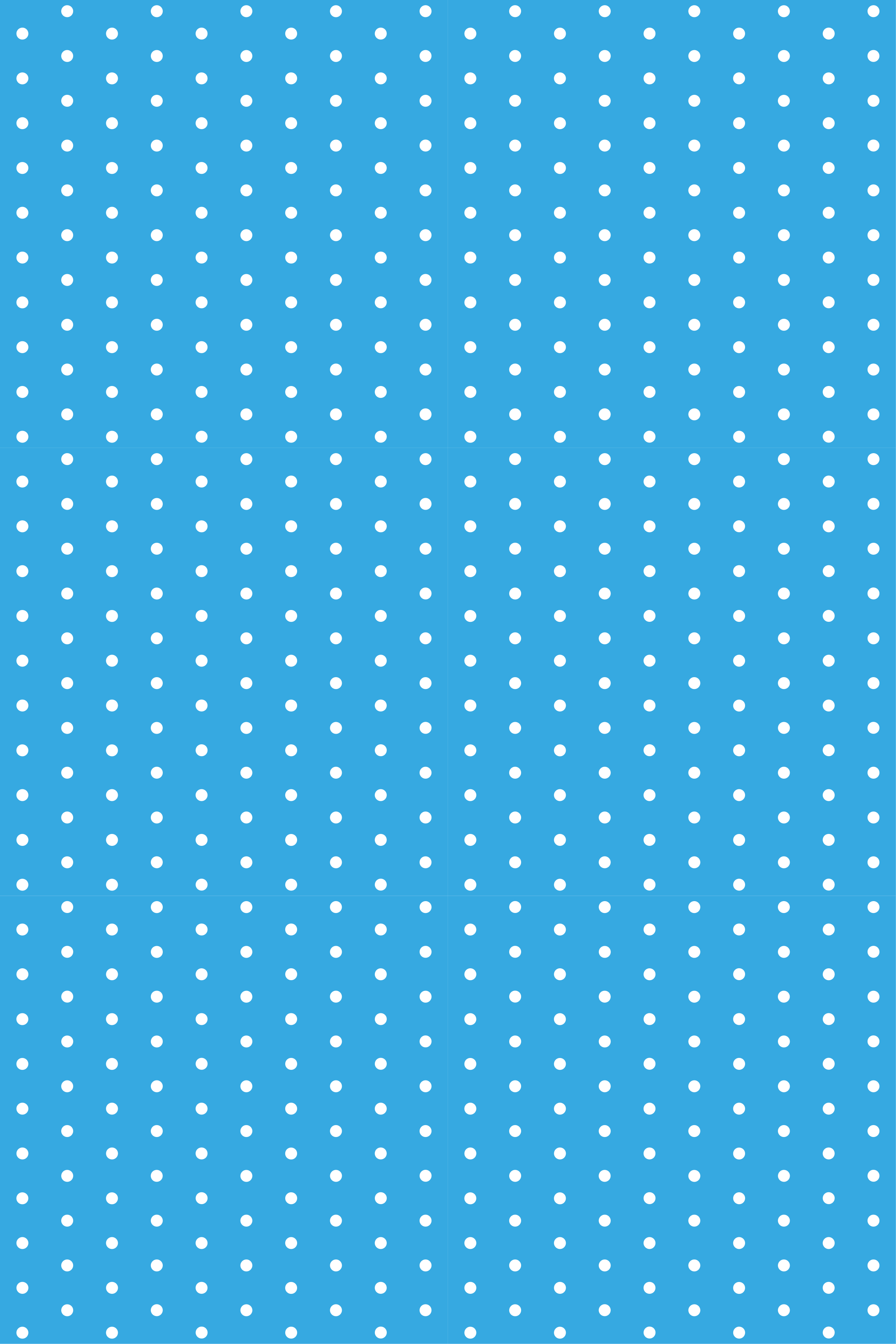 Rollo Fenster Blau polka-dot-thema - TenStickers