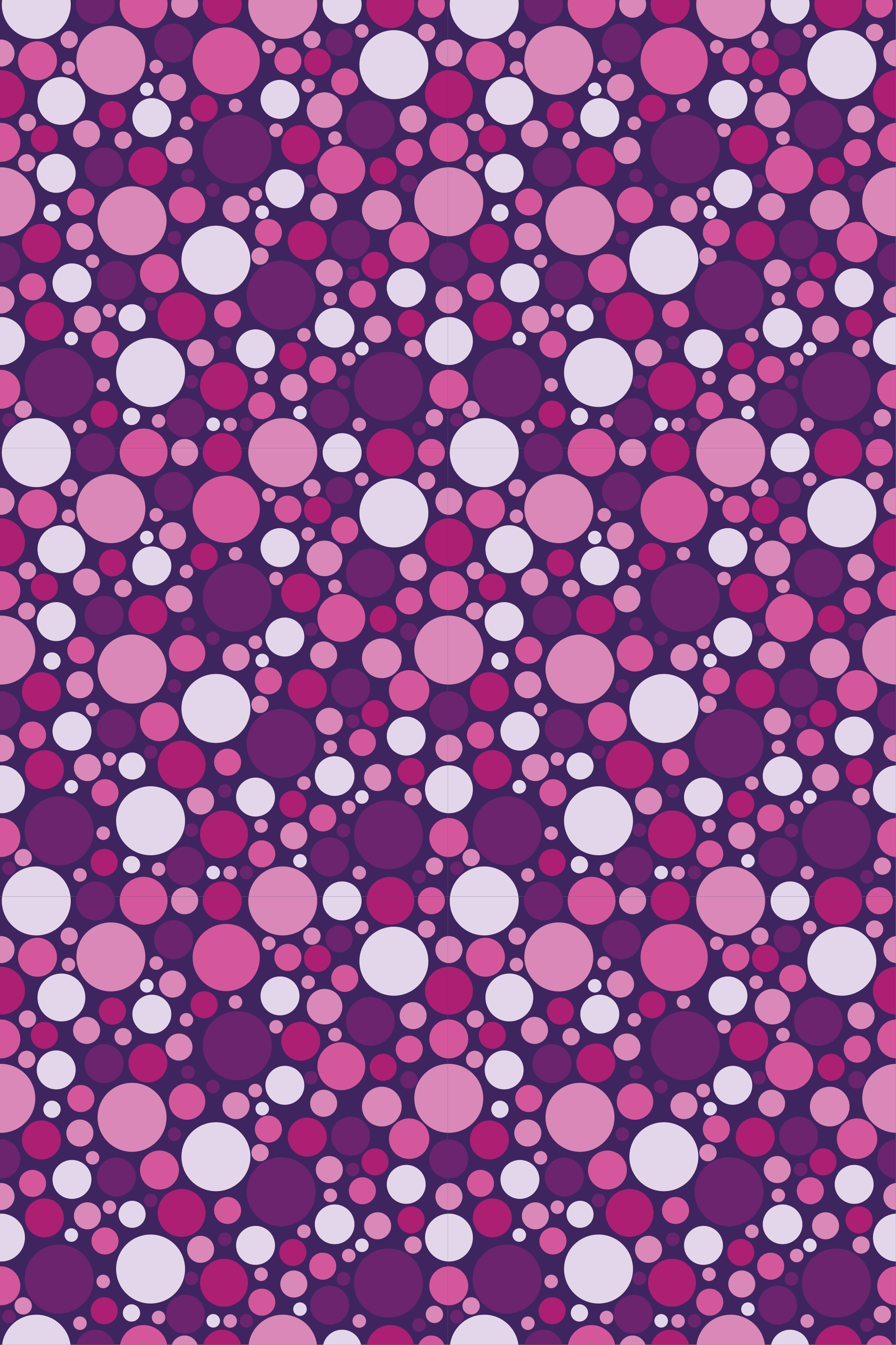 紫とバラのドット 10 代のブラインド Tenstickers